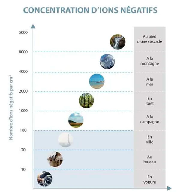 concentration ions negatifs